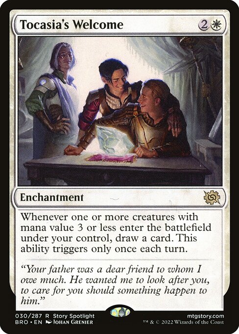 Tocasia's Welcome (BRO) 30 - Near Mint