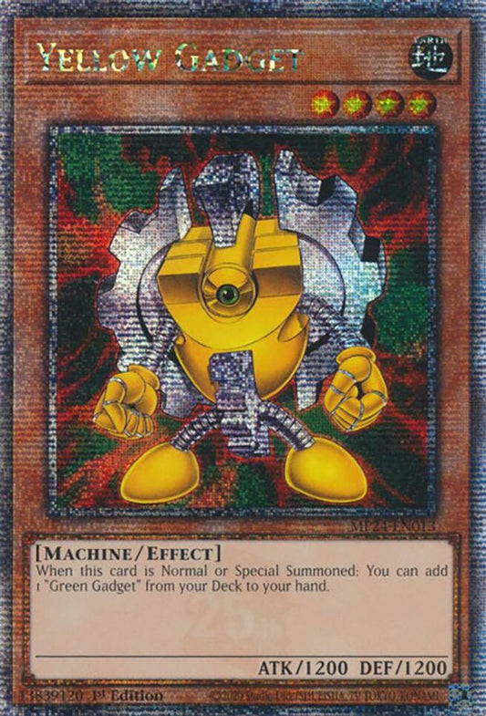 Yellow Gadget [Quarter Century Secret Rare] MP24-EN013 Near Mint