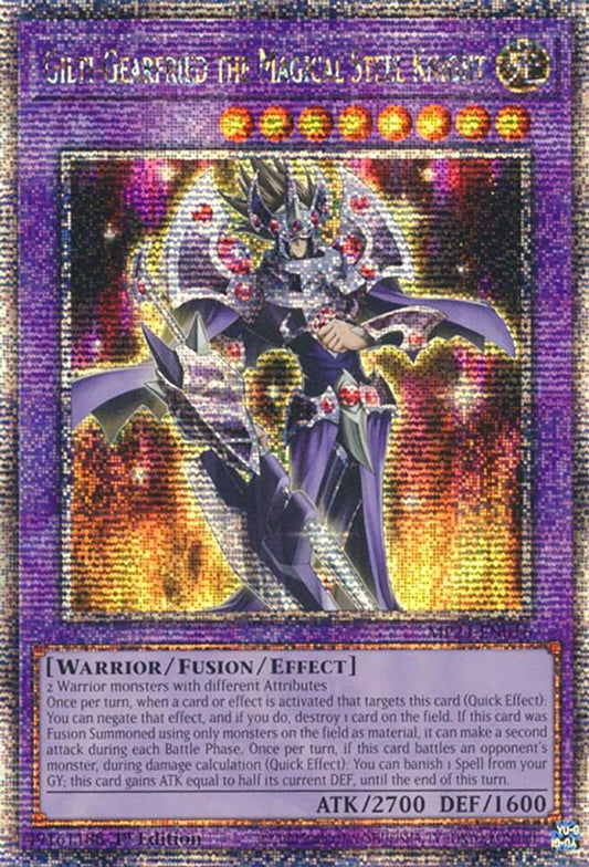 Gilti-Gearfried the Magical Steel Knight [Quarter Century Secret Rare] MP24-EN016 Near Mint