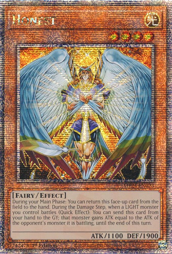 Honest [Quarter Century Secret Rare] MP24-EN023 Near Mint
