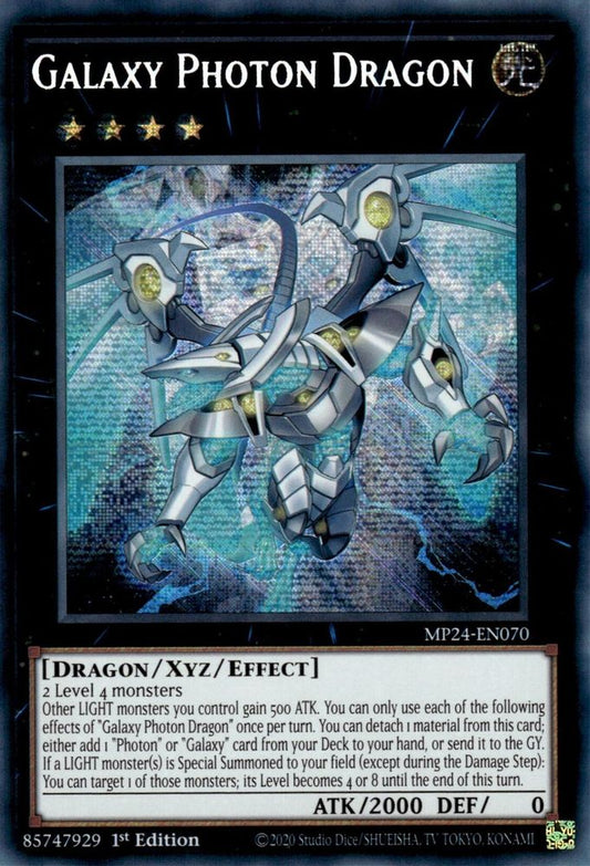 Galaxy Photon Dragon [Prismatic Secret Rare] MP24-EN070 Near Mint