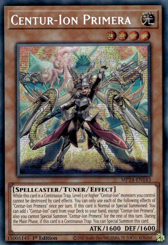 Centur-Ion Primera [Prismatic Secret Rare] MP24-EN143 Near Mint