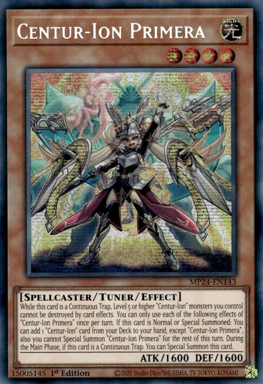 Centur-Ion Primera [Prismatic Secret Rare] MP24-EN143 Near Mint