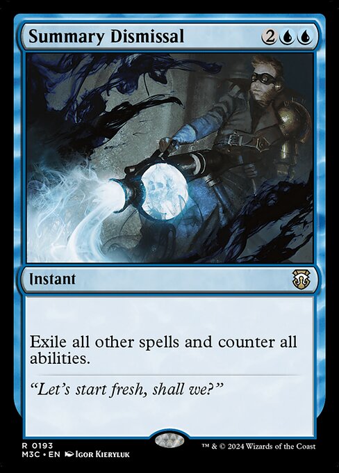 Summary Dismissal (M3C) 193 - Near Mint