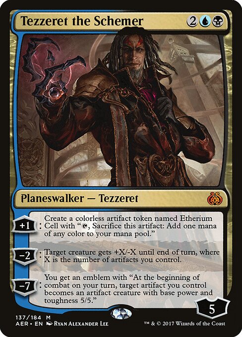 Tezzeret the Schemer (AER) 137 - Near Mint