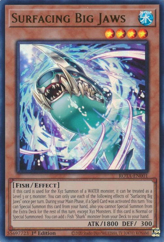 Surfacing Big Jaws [Ultra Rare] ROTA-EN001 Near Mint