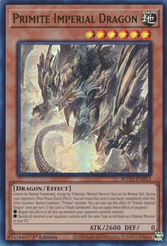 Primite Imperial Dragon [Ultra Rare] ROTA-EN013 Near Mint