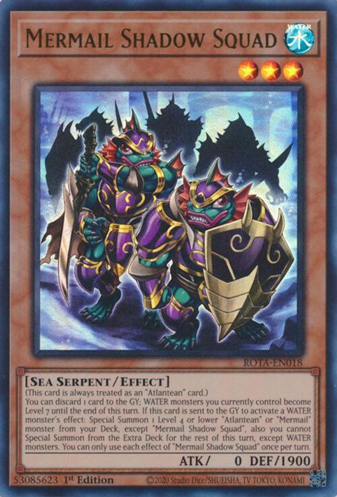 Mermail Shadow Squad [Ultra Rare] ROTA-EN018 Near Mint