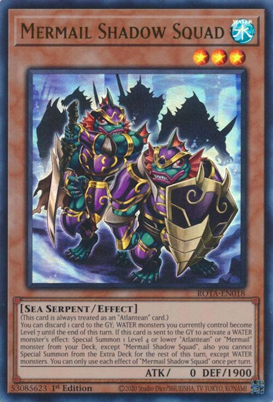 Mermail Shadow Squad [Ultra Rare] ROTA-EN018 Near Mint