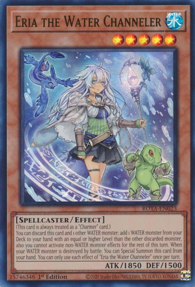 Eria the Water Channeler [Ultra Rare] ROTA-EN023 Near Mint