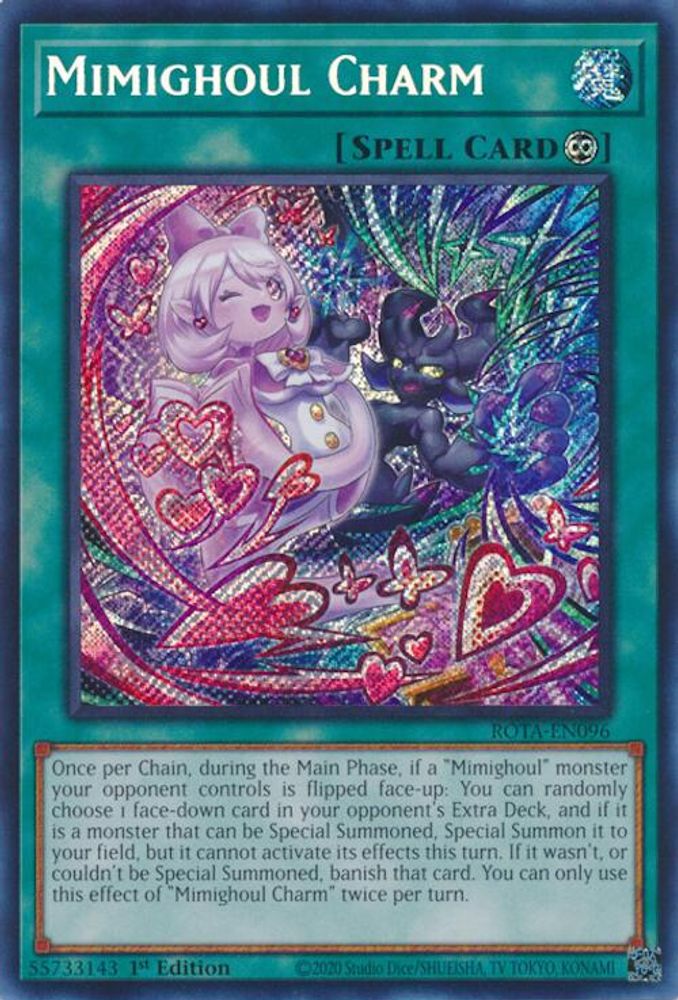 Mimighoul Charm [Secret Rare] ROTA-EN096 Near Mint