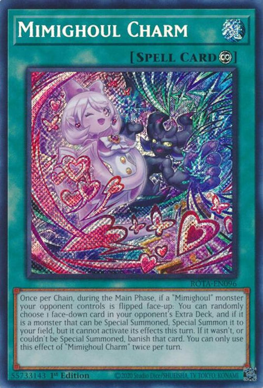 Mimighoul Charm [Secret Rare] ROTA-EN096 Near Mint