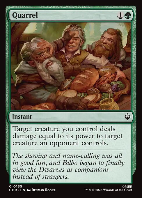 Quarrel (HOB) 135 - Foil - Near Mint