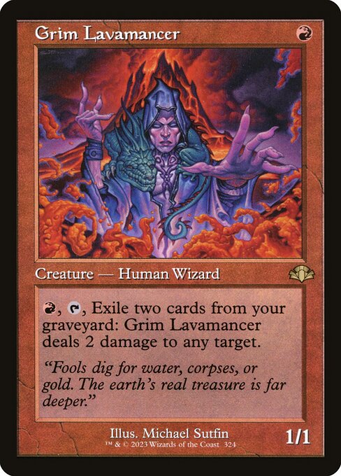 Grim Lavamancer Foil (DMR) #324