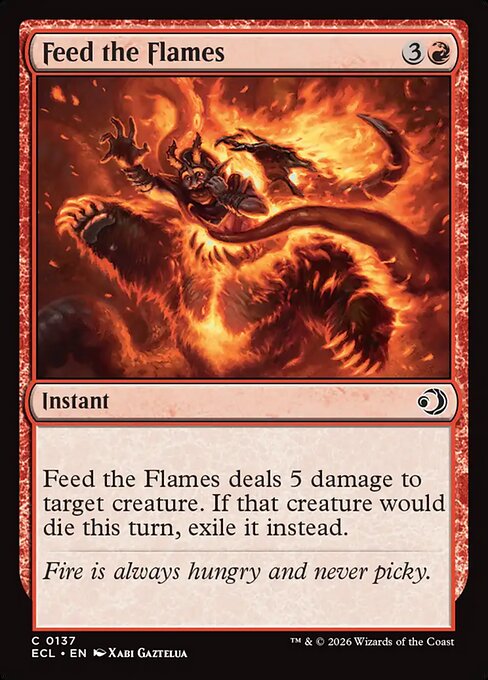 Feed the Flames Foil (ECL) #137