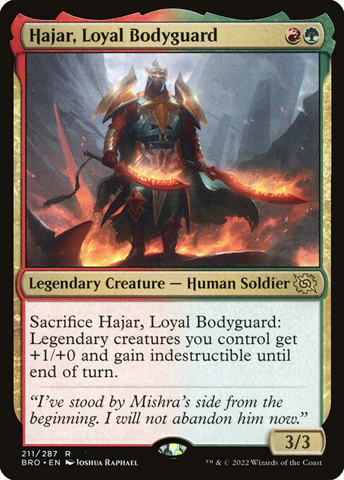 Hajar, Loyal Bodyguard (BRO) 211 - Near Mint