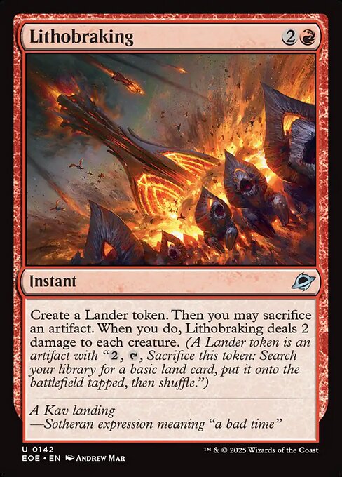Lithobraking - Edge of Eternities