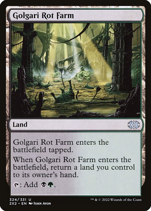 Golgari Rot Farm Foil (2X2) #324