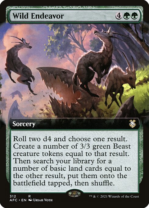 Wild Endeavor (AFC) 312 - Near Mint