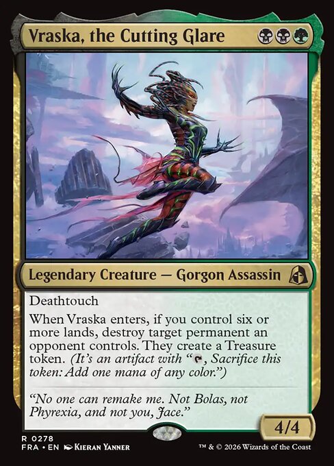 Vraska, the Cutting Glare (FRA) 278 - Near Mint