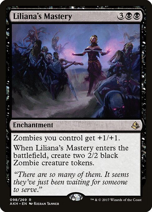 Liliana's Mastery (AKH) 98 - Near Mint