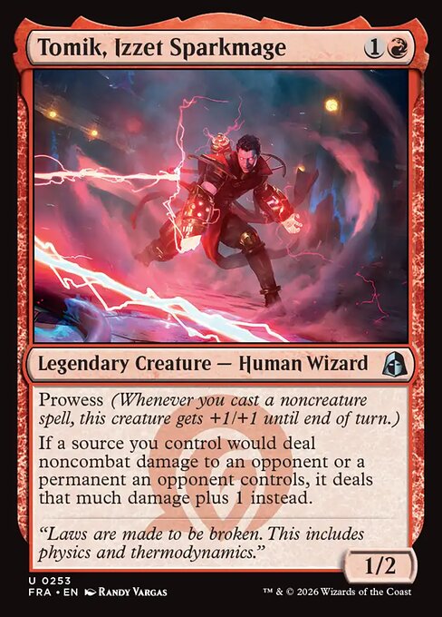 Tomik, Izzet Sparkmage (FRA) 253 - Foil - Near Mint
