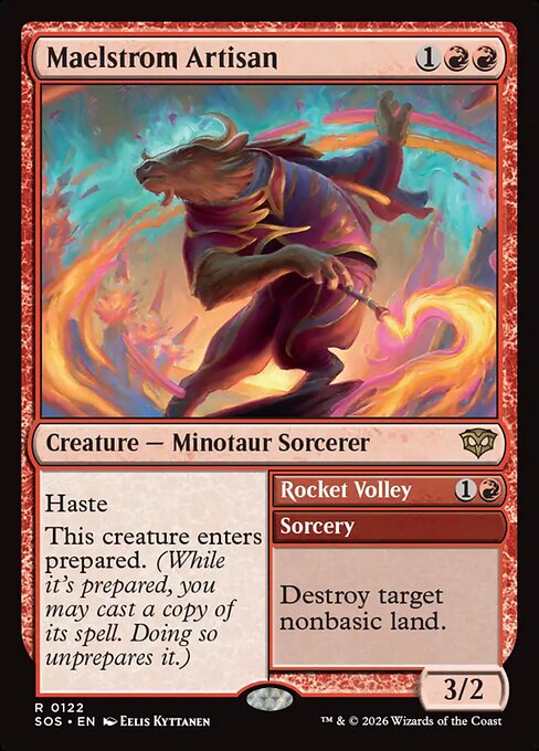 Maelstrom Artisan // Rocket Volley (SOS) 122 - Foil - Near Mint