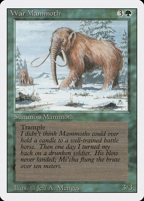 War Mammoth (3ED) 228 - Near Mint