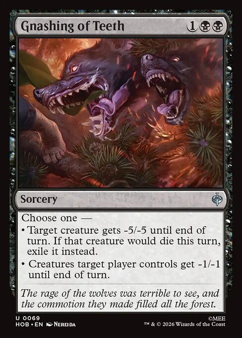 Gnashing of Teeth Foil (HOB) #69