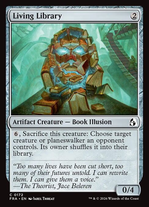 Living Library (FRA) 172 - Foil - Near Mint