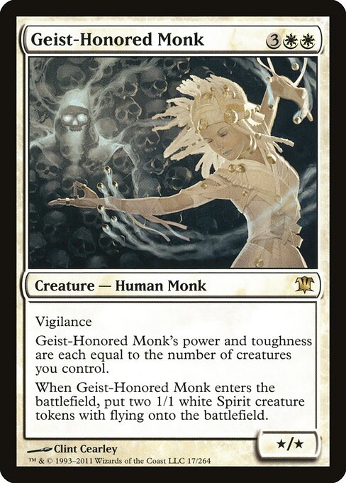 Geist-Honored Monk (ISD) 17 - Near Mint