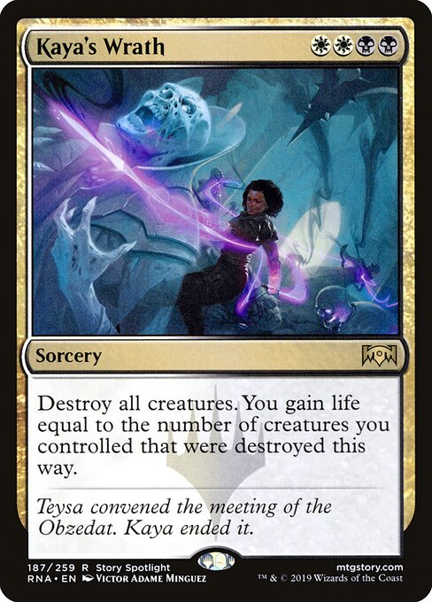 Kaya's Wrath (RNA) 187 - Near Mint