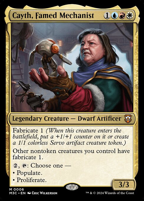Cayth, Famed Mechanist (M3C) 6 - Foil - Near Mint