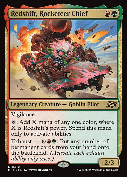 Redshift, Rocketeer Chief Foil (DFT) #218