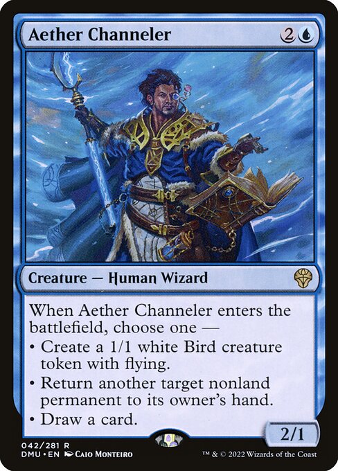 Aether Channeler Foil (DMU) #42