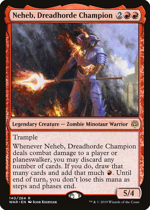 Neheb, Dreadhorde Champion (WAR) 140 - Near Mint