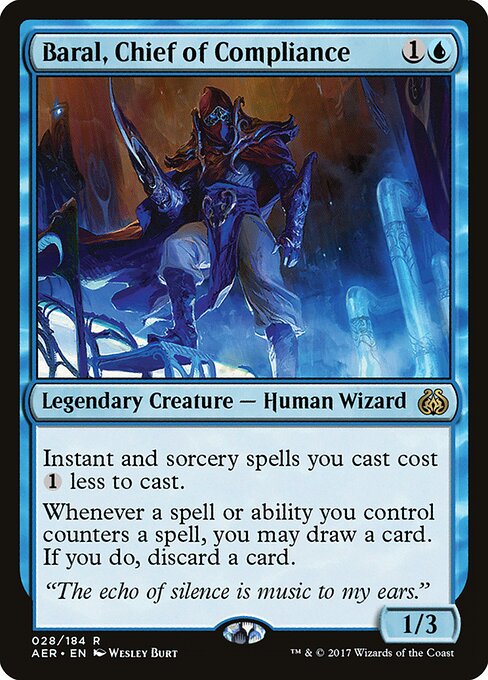 Baral, Chief of Compliance (AER) 28 - Near Mint