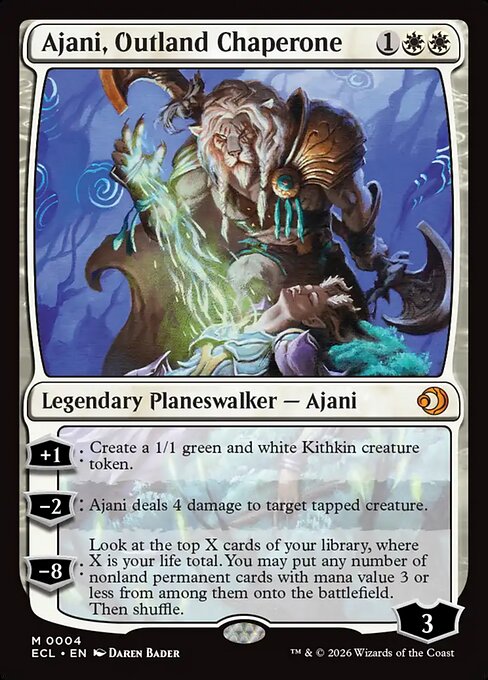Ajani, Outland Chaperone (ECL) 4 - Near Mint