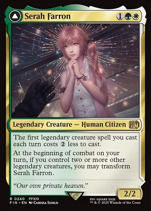 Serah Farron // Crystallized Serah (FIN) 240 - Near Mint