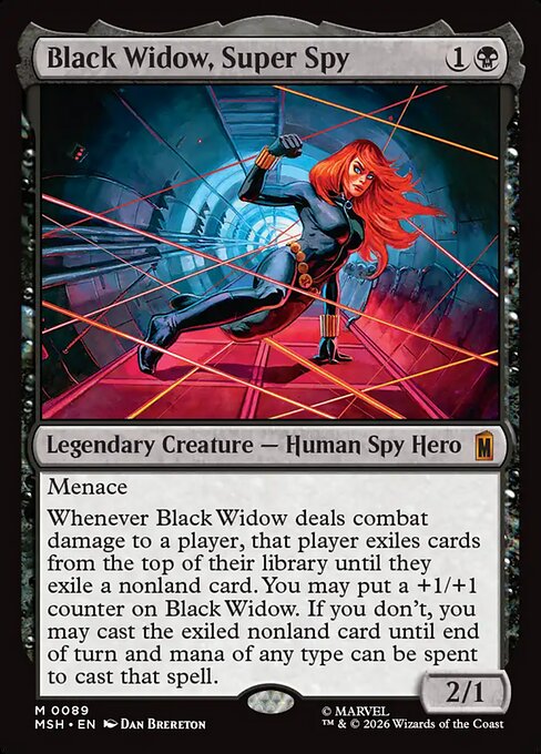 Black Widow, Super Spy (MSH) 89 - Near Mint