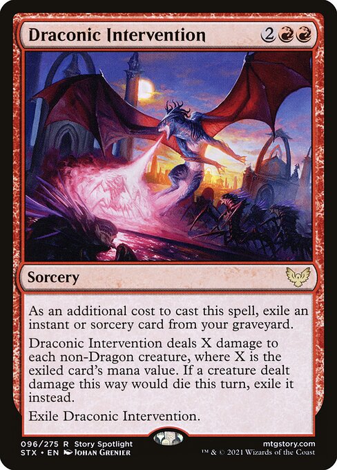 Draconic Intervention (STX) 96 - Near Mint