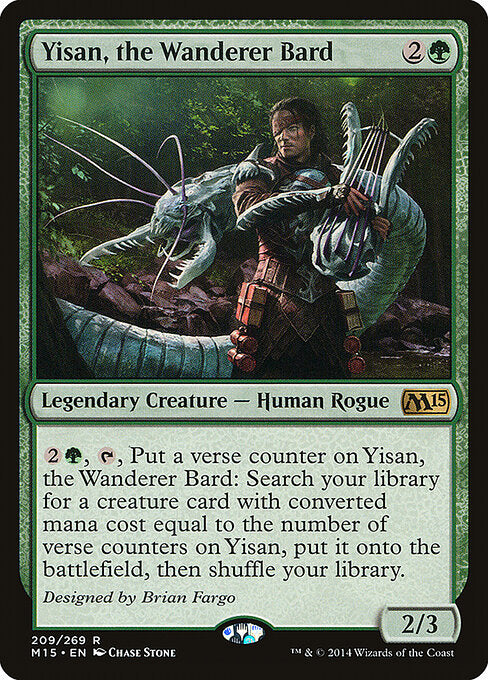 Yisan, the Wanderer Bard (M15) 209 - Near Mint