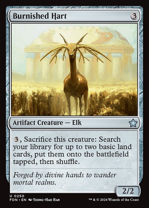 Burnished Hart Foil (FDN) #250