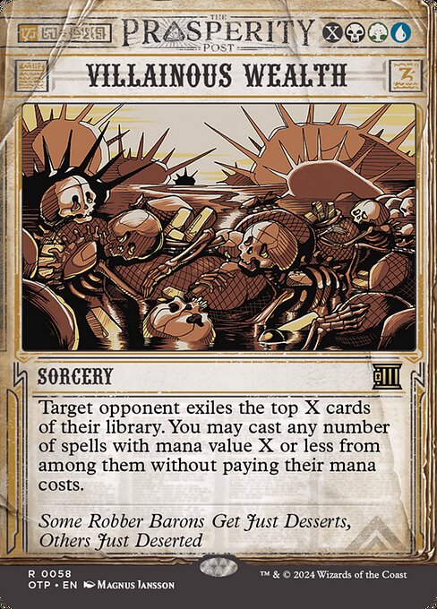 Villainous Wealth (OTP) 58 - Near Mint