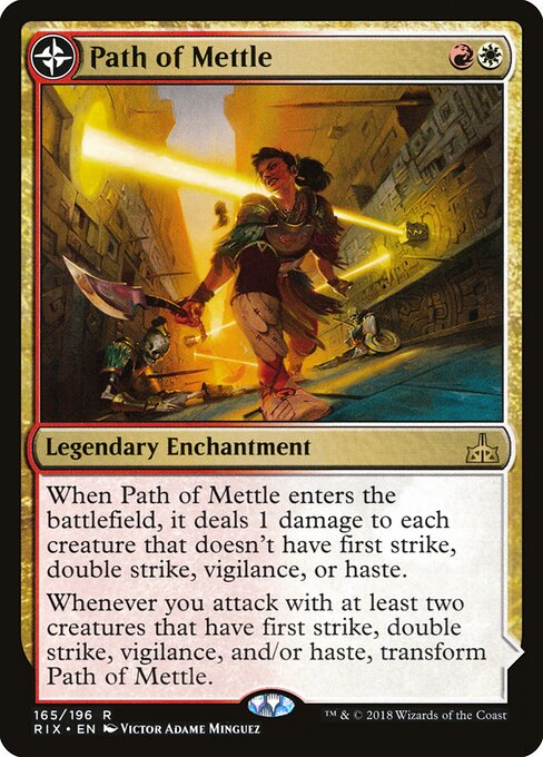 Path of Mettle // Metzali, Tower of Triumph (RIX) 165 - Near Mint