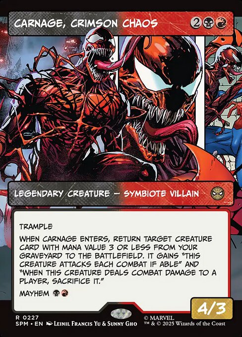 Carnage, Crimson Chaos (SPM) 227 - Near Mint