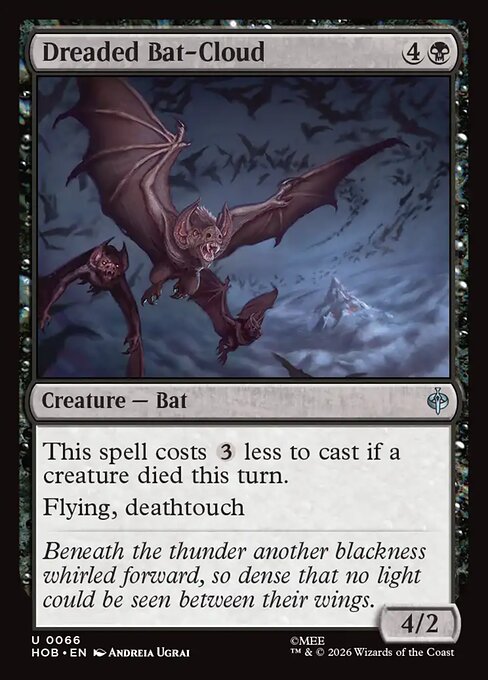 Dreaded Bat-Cloud Foil (HOB) #66