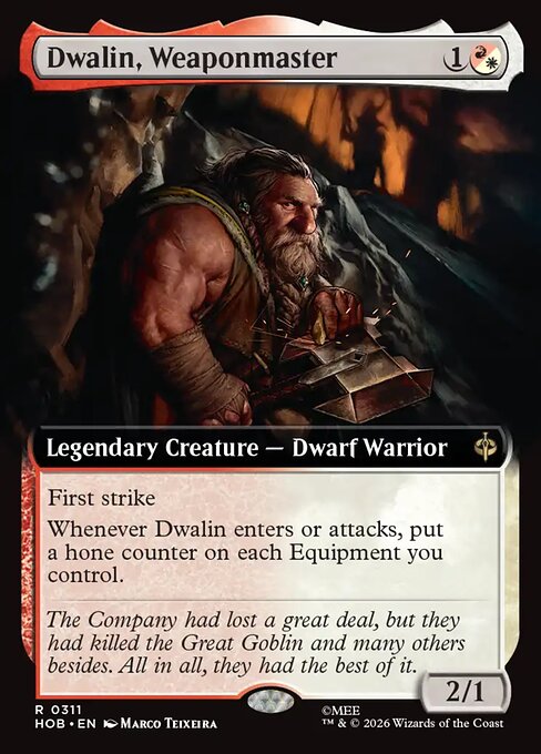 Dwalin, Weaponmaster (HOB) 311 - Near Mint