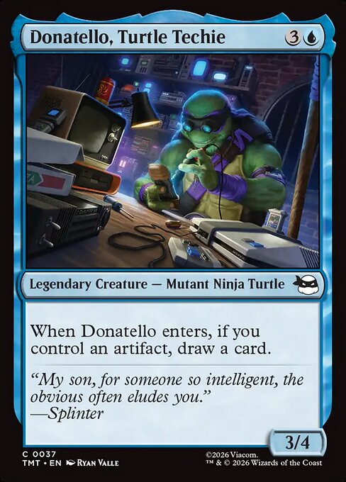 Donatello, Turtle Techie (TMT) 37 - Foil - Near Mint