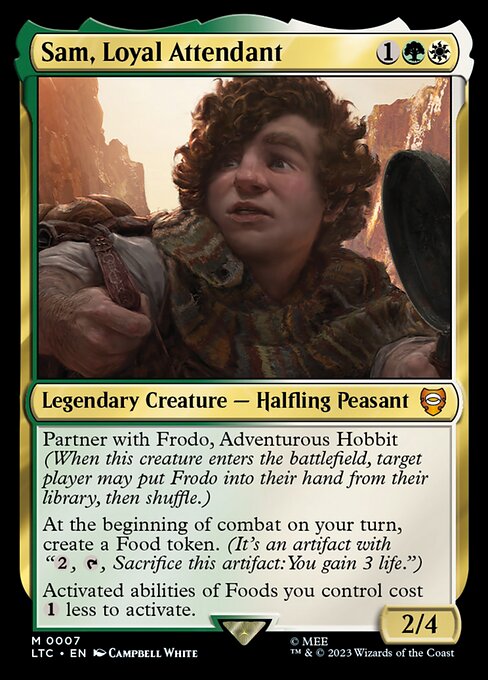 Sam, Loyal Attendant (LTC) 7 - Near Mint